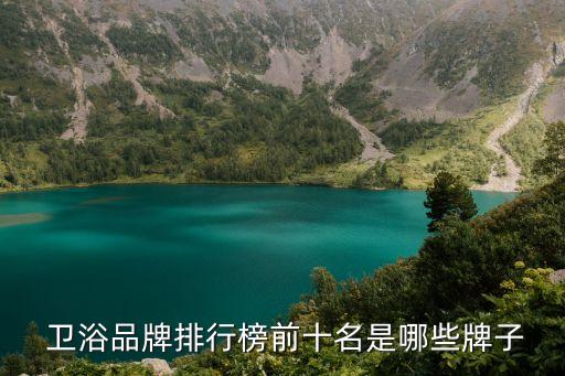  衛(wèi)浴品牌排行榜前十名是哪些牌子
