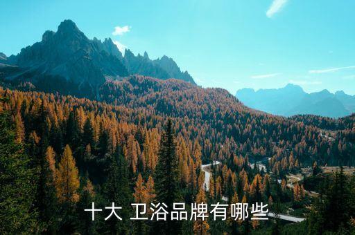 十大 衛(wèi)浴品牌有哪些