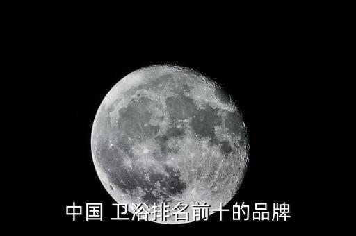 中國 衛(wèi)浴排名前十的品牌
