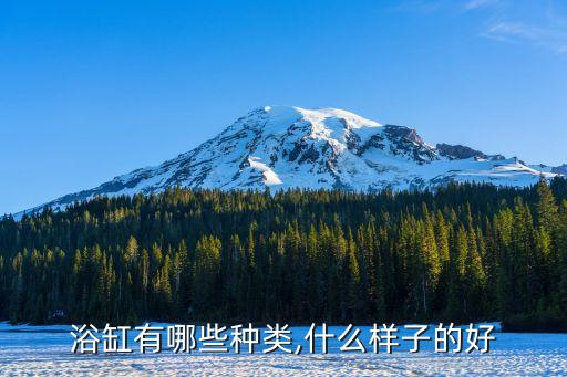 浴缸有哪些種類,什么樣子的好