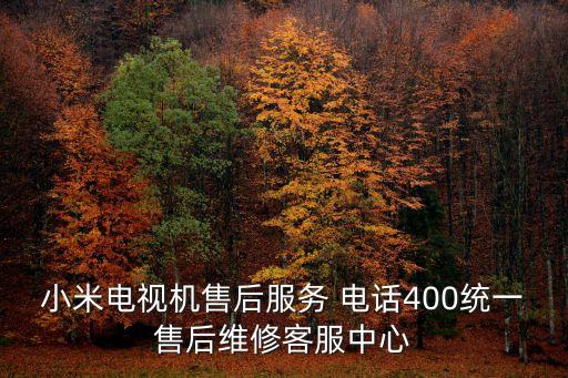 小米電視機售后服務 電話400統(tǒng)一售后維修客服中心