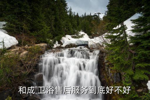 和成 衛(wèi)浴售后服務(wù)到底好不好