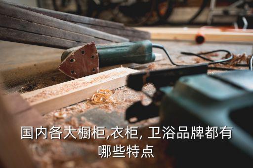 國(guó)內(nèi)各大櫥柜,衣柜, 衛(wèi)浴品牌都有哪些特點(diǎn)
