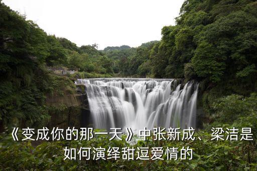 《變成你的那一天》中張新成、梁潔是如何演繹甜逗愛情的