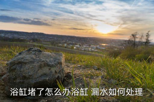 浴缸堵了怎么辦浴缸 漏水如何處理