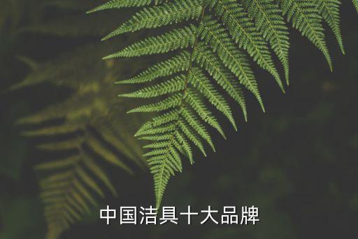 中國潔具十大品牌