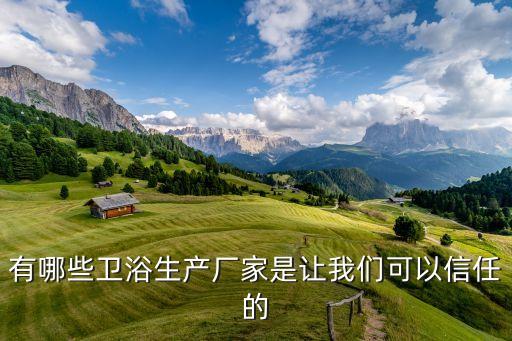 有哪些衛(wèi)浴生產(chǎn)廠家是讓我們可以信任的