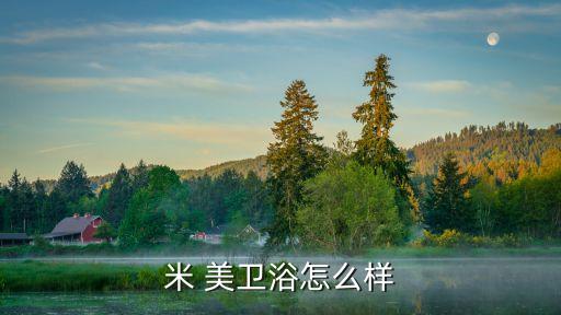 米 美衛(wèi)浴怎么樣