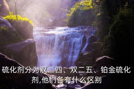硫化劑分為雙二四、雙二五、鉑金硫化劑,他們各有什么區(qū)別