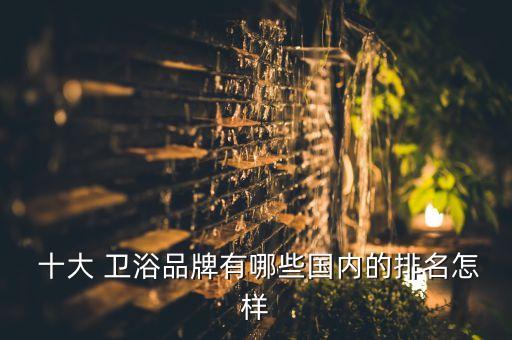 中國國產(chǎn)十大衛(wèi)浴品牌,國產(chǎn)十大衛(wèi)浴品牌排行榜2022