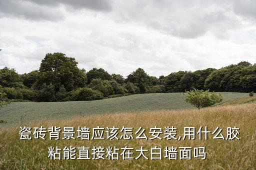  瓷磚背景墻應(yīng)該怎么安裝,用什么膠粘能直接粘在大白墻面嗎