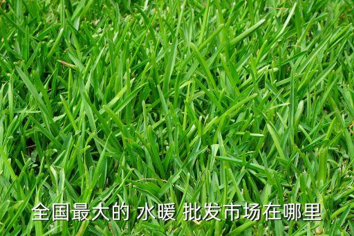 全國最大的 水暖 批發(fā)市場在哪里