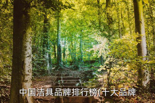 中國潔具品牌排行榜(十大品牌