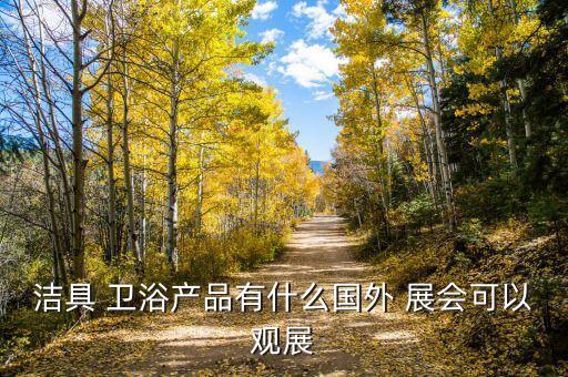潔具 衛(wèi)浴產(chǎn)品有什么國外 展會可以觀展