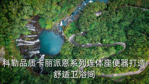 科勒品質(zhì)卡麗派恩系列連體座便器打造舒適衛(wèi)浴間