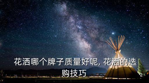 衛(wèi)浴品牌花灑推薦平價家用