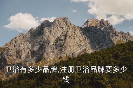 中國(guó)衛(wèi)浴有多少品牌,注冊(cè)衛(wèi)浴品牌要多少錢