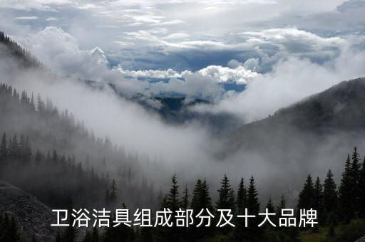  衛(wèi)浴潔具組成部分及十大品牌