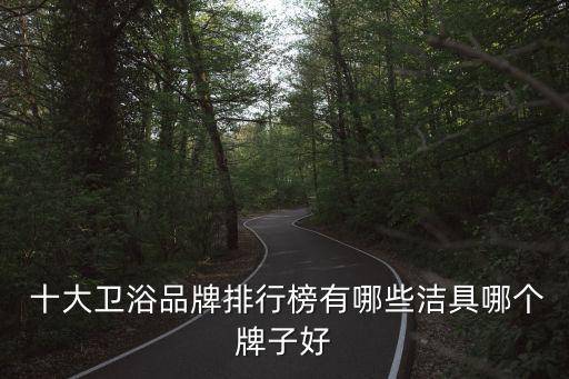  十大衛(wèi)浴品牌排行榜有哪些潔具哪個牌子好
