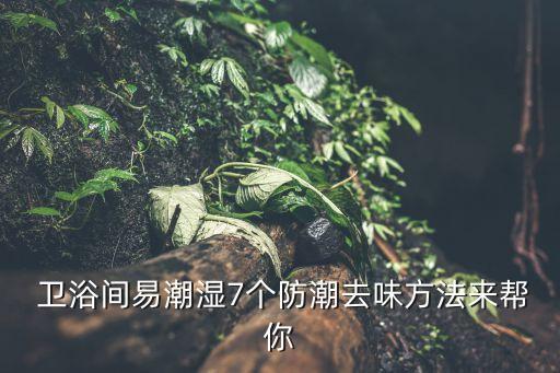 衛(wèi)浴間易潮濕7個防潮去味方法來幫你