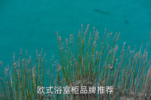 歐式浴室柜品牌推薦