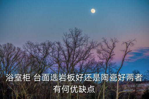 浴室柜 臺(tái)面選巖板好還是陶瓷好兩者有何優(yōu)缺點(diǎn)