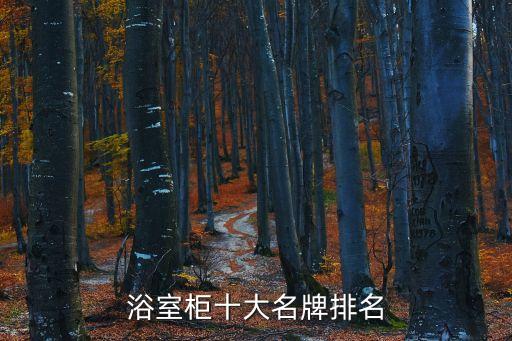 浴室柜十大名牌排名