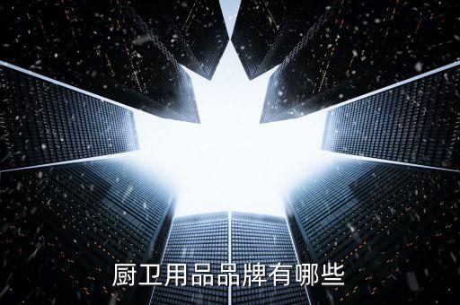 廚衛(wèi)用品品牌有哪些