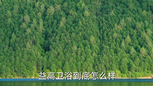  益高衛(wèi)浴到底怎么樣