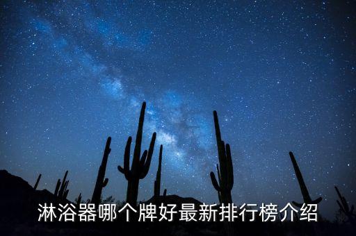 淋浴器哪個牌好最新排行榜介紹
