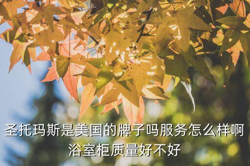 圣托瑪斯是美國(guó)的牌子嗎服務(wù)怎么樣啊浴室柜質(zhì)量好不好