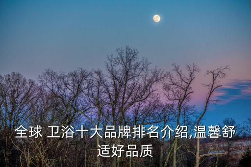 進(jìn)口創(chuàng)意衛(wèi)浴瓷磚品牌介紹,十大進(jìn)口瓷磚衛(wèi)浴品牌排行榜