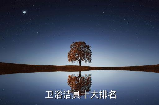  衛(wèi)浴潔具十大排名