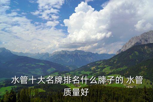 鎮(zhèn)江衛(wèi)浴下水管品牌排行,衛(wèi)浴水管品牌前十大排名