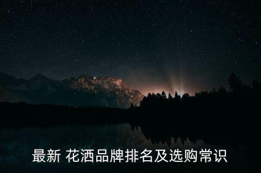 最新 花灑品牌排名及選購(gòu)常識(shí)