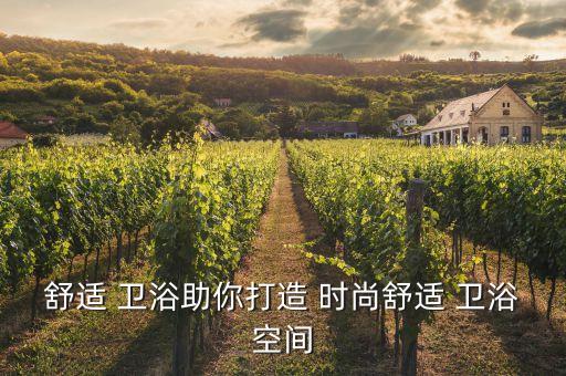 舒適 衛(wèi)浴助你打造 時(shí)尚舒適 衛(wèi)浴空間