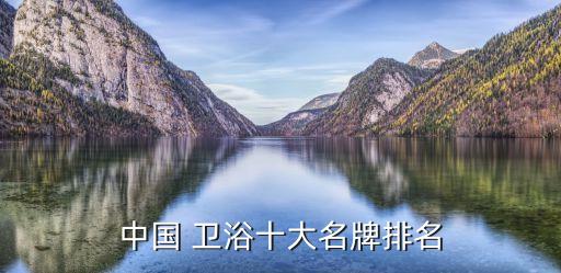 衛(wèi)浴產(chǎn)品國產(chǎn)品牌有哪些,國產(chǎn)潔具衛(wèi)浴10大品牌