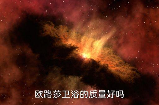 歐路莎衛(wèi)浴的質(zhì)量好嗎