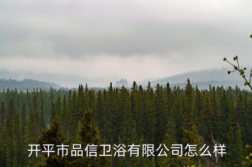  開平市品信衛(wèi)浴有限公司怎么樣