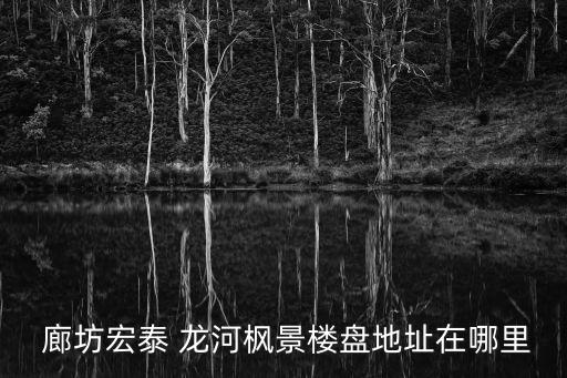  廊坊宏泰 龍河楓景樓盤地址在哪里
