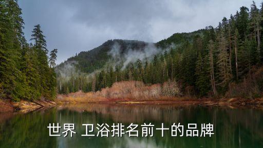 世界 衛(wèi)浴排名前十的品牌