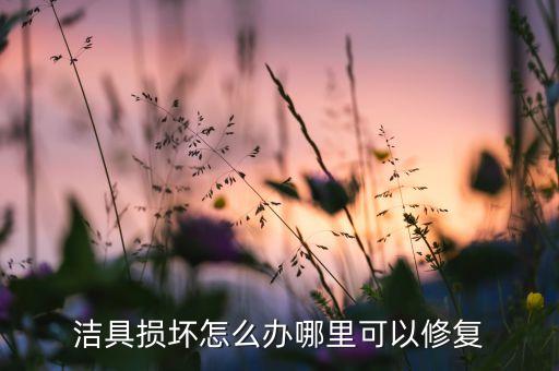 潔具損壞怎么辦哪里可以修復(fù)