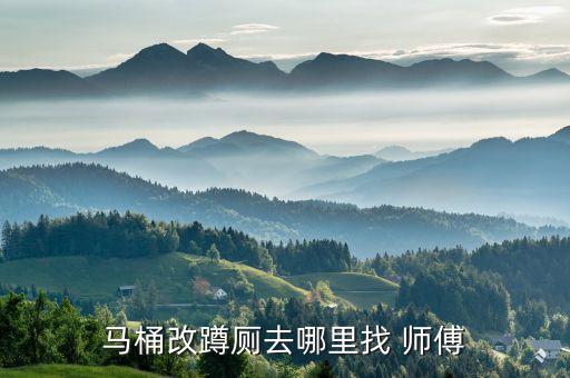 馬桶改蹲廁去哪里找 師傅