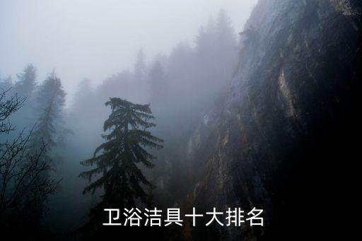  衛(wèi)浴潔具十大排名