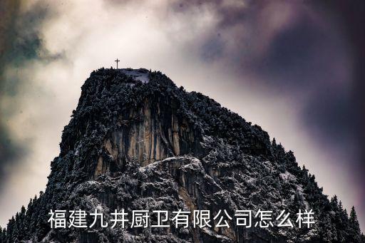 福建九井廚衛(wèi)有限公司怎么樣