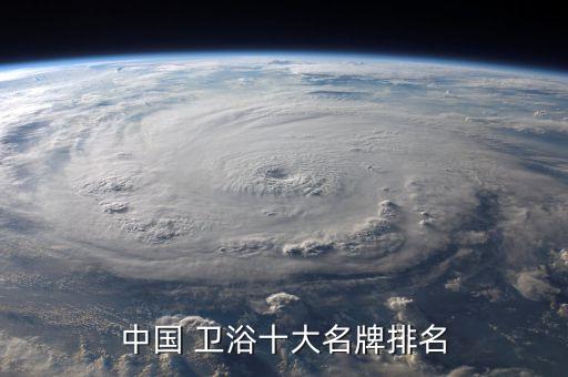中國 衛(wèi)浴十大名牌排名