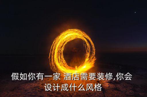 假如你有一家 酒店需要裝修,你會(huì) 設(shè)計(jì)成什么風(fēng)格