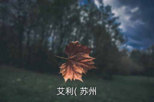 艾利( 蘇州