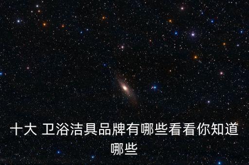 十大 衛(wèi)浴潔具品牌有哪些看看你知道哪些