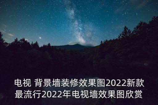 電視 背景墻裝修效果圖2022新款最流行2022年電視墻效果圖欣賞